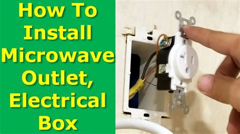 microwave electrical outlet box